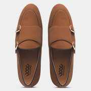 WAVEWALKER MARS Men Black Classic Suede Loafers