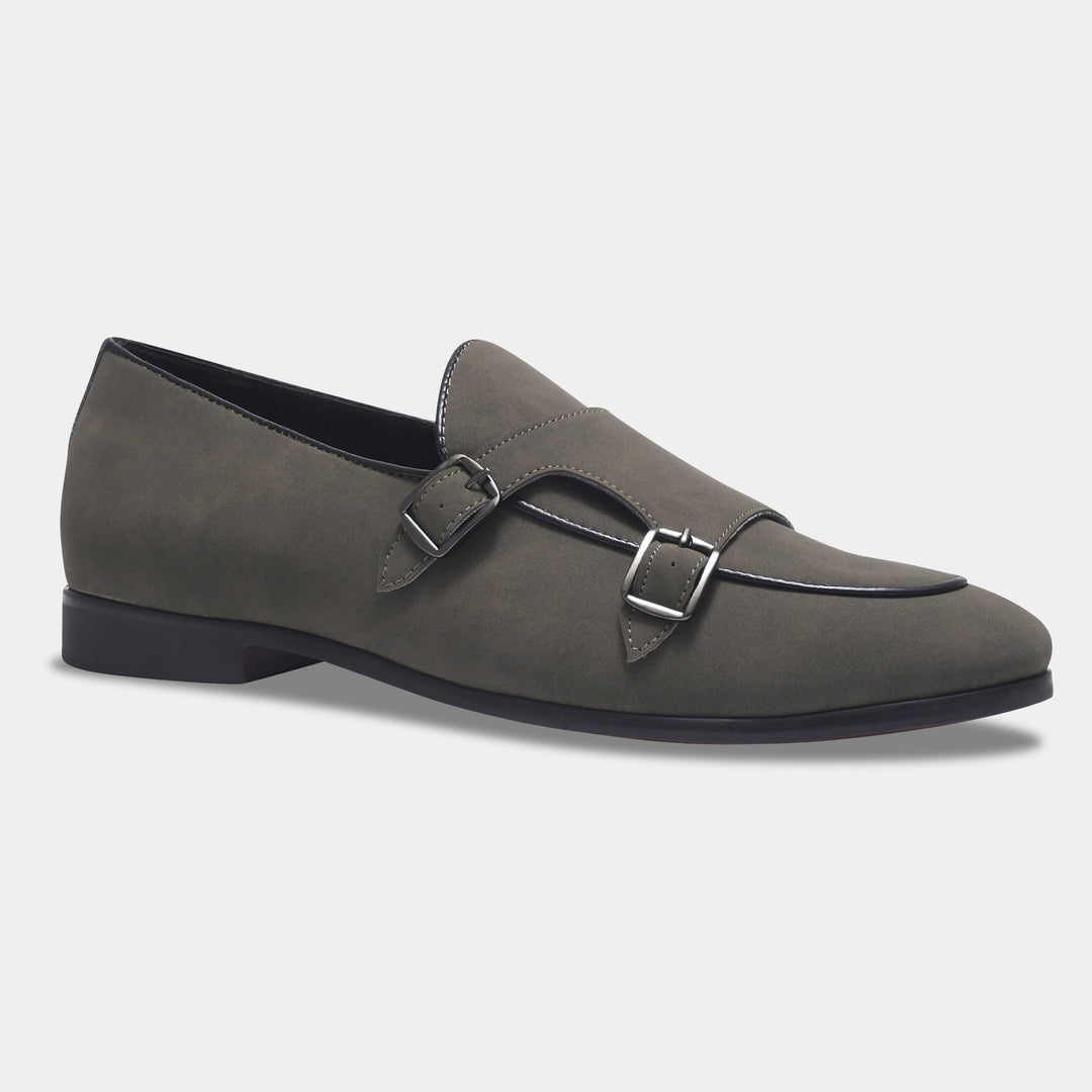 WAVEWALKER MARS Men Black Classic Suede Loafers