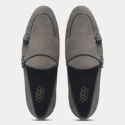 WAVEWALKER MARS Men Black Classic Suede Loafers