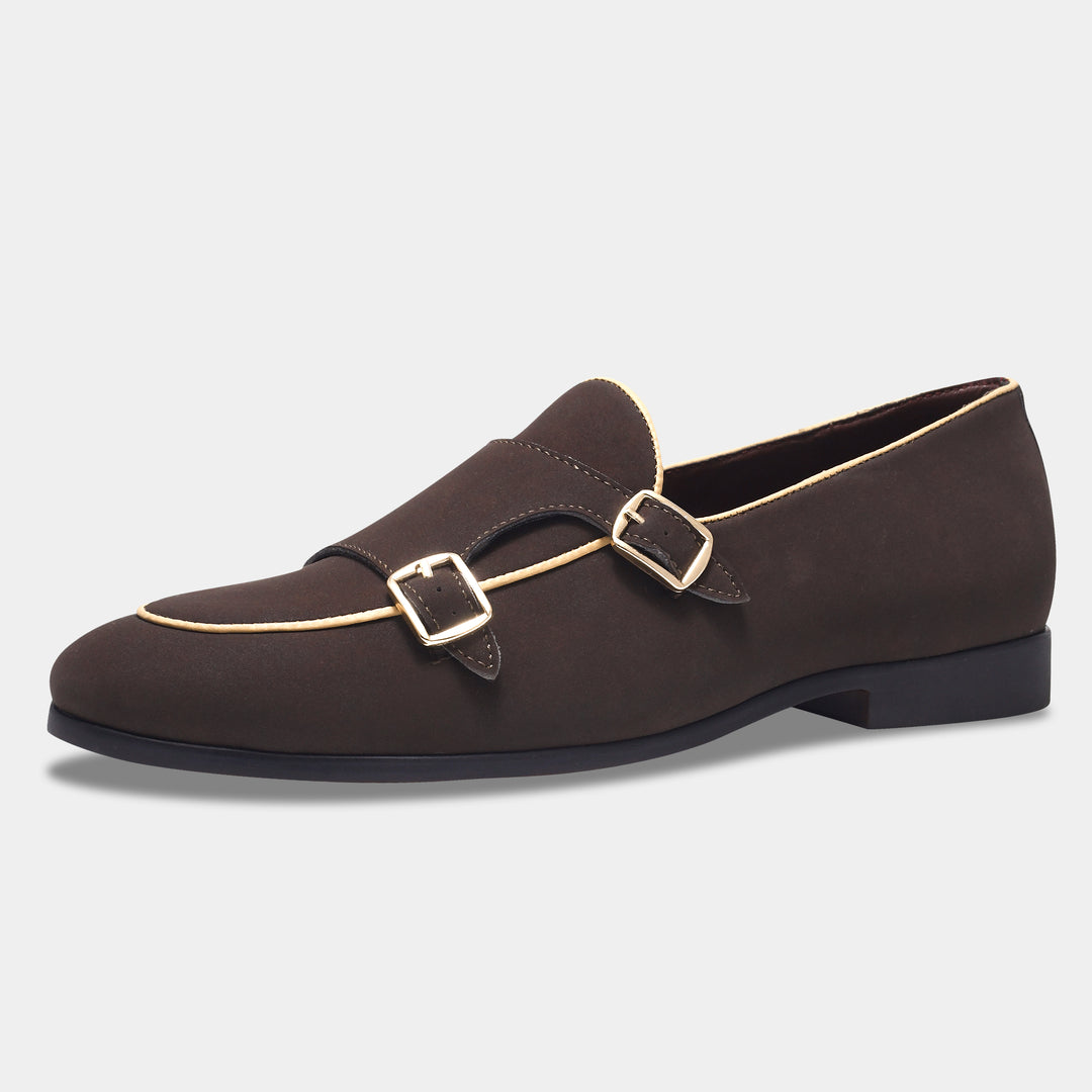 WAVEWALKER MARS Men Black Classic Suede Loafers