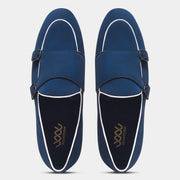 WAVEWALKER MARS Men Black Classic Suede Loafers