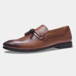 Load image into Gallery viewer, WAVEWALKER EASY Men Faux Leather Black Slip-On Loafers