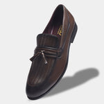 Load image into Gallery viewer, WAVEWALKER EASY Men Faux Leather Black Slip-On Loafers
