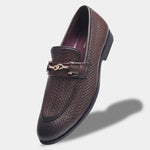 Load image into Gallery viewer, WAVEWALKER RELAX Men Faux Leather Black Slip-On Loafers