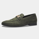 Load image into Gallery viewer, WAVEWALKER CRANE Men Black Classic Suede Loafers