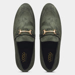 Load image into Gallery viewer, WAVEWALKER CRANE Men Black Classic Suede Loafers
