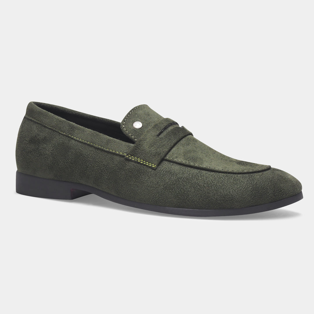WAVEWALKER CHARGE Men Black Classic Suede Loafers