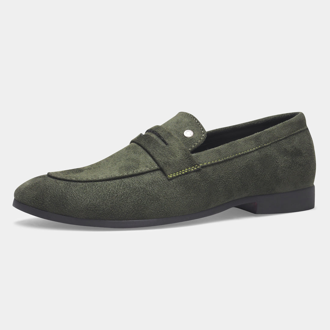 WAVEWALKER CHARGE Men Black Classic Suede Loafers