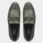 Load image into Gallery viewer, WAVEWALKER CHARGE Men Black Classic Suede Loafers
