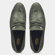 WAVEWALKER CHARGE Men Black Classic Suede Loafers