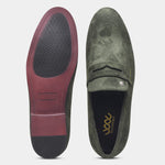 Load image into Gallery viewer, WAVEWALKER CHARGE Men Black Classic Suede Loafers