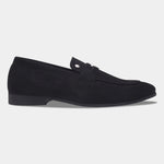 Load image into Gallery viewer, WAVEWALKER CHARGE Men Black Classic Suede Loafers