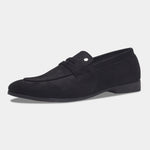 Load image into Gallery viewer, WAVEWALKER CHARGE Men Black Classic Suede Loafers