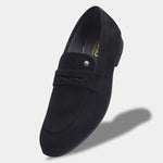 Load image into Gallery viewer, WAVEWALKER CHARGE Men Black Classic Suede Loafers