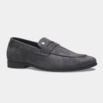 Load image into Gallery viewer, WAVEWALKER CHARGE Men Black Classic Suede Loafers