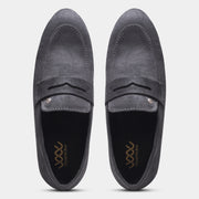 WAVEWALKER CHARGE Men Black Classic Suede Loafers