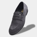 Load image into Gallery viewer, WAVEWALKER CHARGE Men Black Classic Suede Loafers