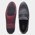 Load image into Gallery viewer, WAVEWALKER CHARGE Men Black Classic Suede Loafers