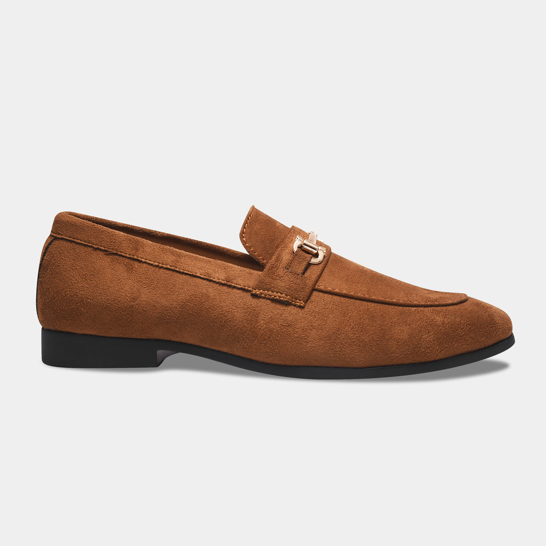 WAVEWALKER CRANE Men Black Classic Suede Loafers