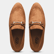 WAVEWALKER CRANE Men Black Classic Suede Loafers