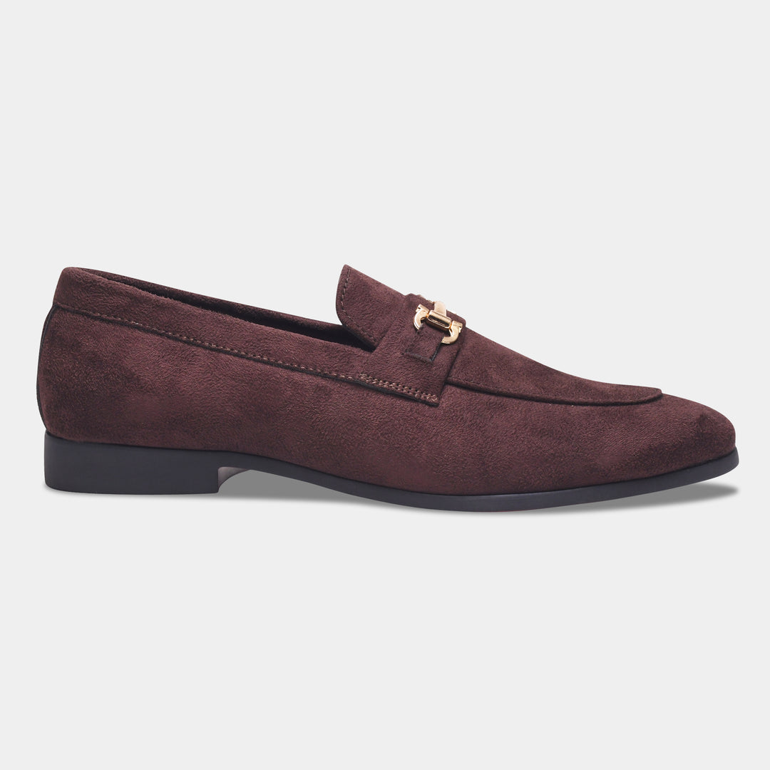 WAVEWALKER CRANE Men Black Classic Suede Loafers