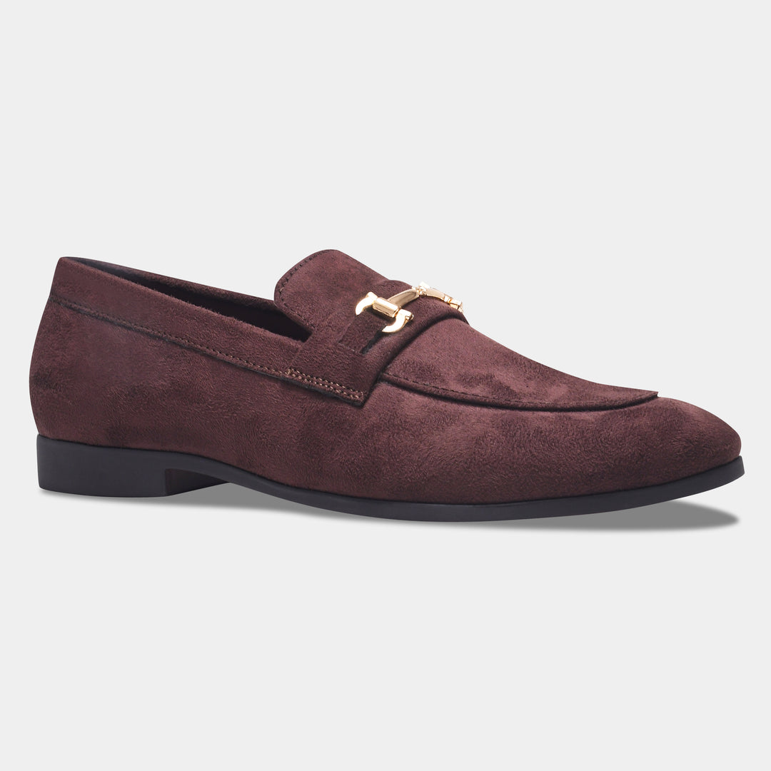 WAVEWALKER CRANE Men Black Classic Suede Loafers