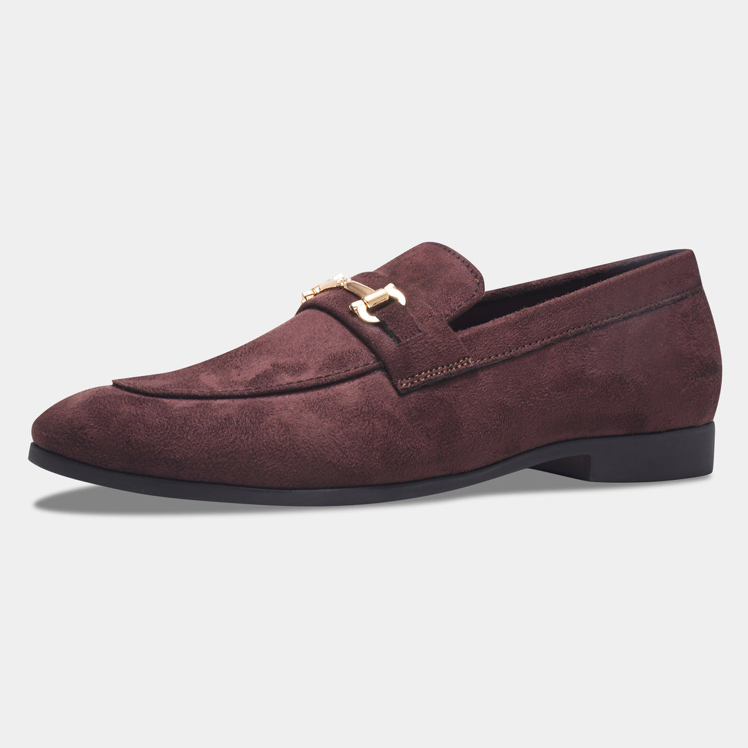 WAVEWALKER CRANE Men Black Classic Suede Loafers