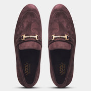 WAVEWALKER CRANE Men Black Classic Suede Loafers