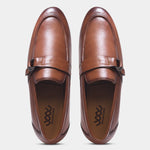 Load image into Gallery viewer, WAVEWALKER PUNCH Men Faux Leather Black Slip-On Loafers