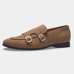 Load image into Gallery viewer, WAVEWALKER AXIS Men Beige Classic Suede Loafers