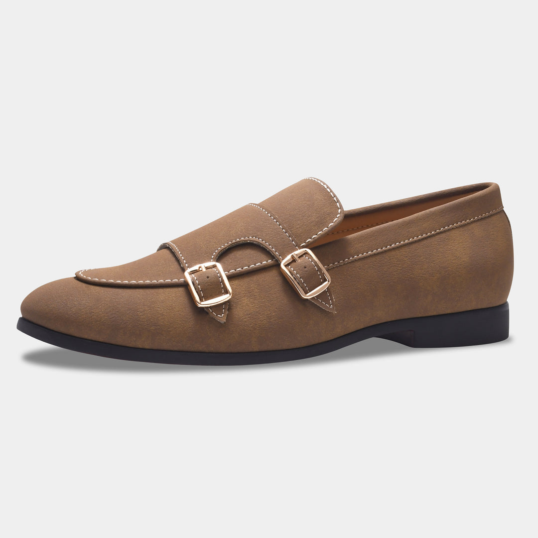 WAVEWALKER AXIS Men Beige Classic Suede Loafers