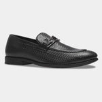 Load image into Gallery viewer, WAVEWALKER RELAX Men Faux Leather Black Slip-On Loafers