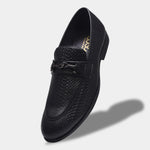 Load image into Gallery viewer, WAVEWALKER RELAX Men Faux Leather Black Slip-On Loafers