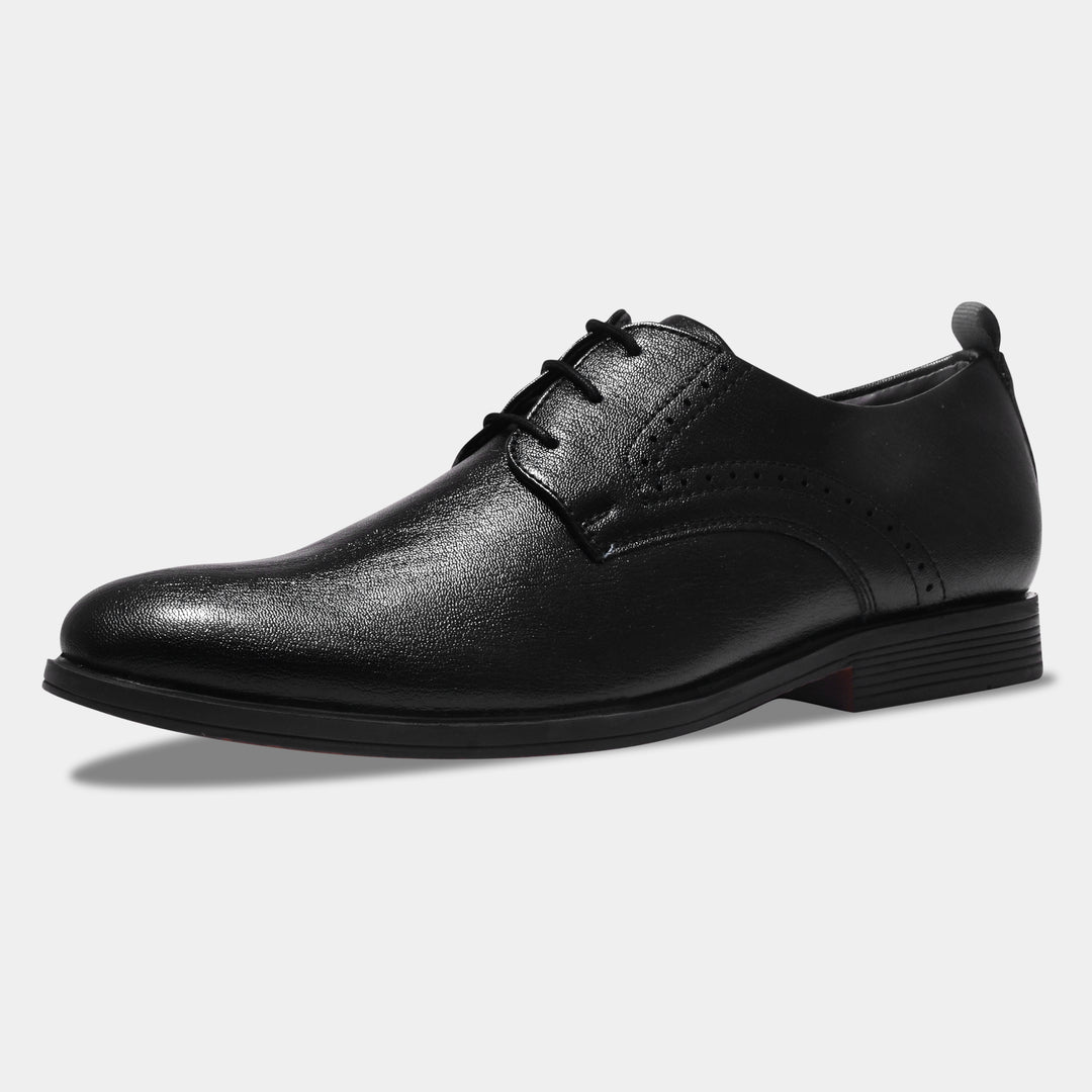 ROSETTO ROMERO ALEX Men Faux Leather Black Formal Lace-Ups Shoes