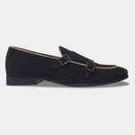 Load image into Gallery viewer, WAVEWALKER CAPTAIN Men Black Classic Suede Loafers