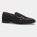 Load image into Gallery viewer, WAVEWALKER CAPTAIN Men Black Classic Suede Loafers