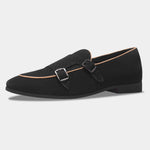 Load image into Gallery viewer, WAVEWALKER CAPTAIN Men Black Classic Suede Loafers