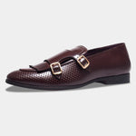 Load image into Gallery viewer, WAVEWALKER INFINITY Men Faux Leather Black Slip-On Loafers