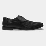 Load image into Gallery viewer, WAVEWALKER CREW Men Faux Leather Black Formal Lace-Ups Shoes