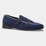 Load image into Gallery viewer, WAVEWALKER CAPTAIN Men Black Classic Suede Loafers