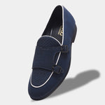 Load image into Gallery viewer, WAVEWALKER CAPTAIN Men Black Classic Suede Loafers