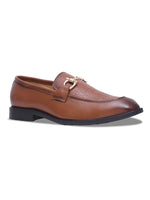 Load image into Gallery viewer, WAVEWALKER WOOD Men Black Faux Leather Slip-On Loafers
