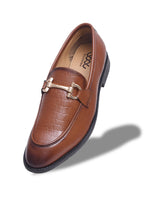 Load image into Gallery viewer, WAVEWALKER WOOD Men Black Faux Leather Slip-On Loafers
