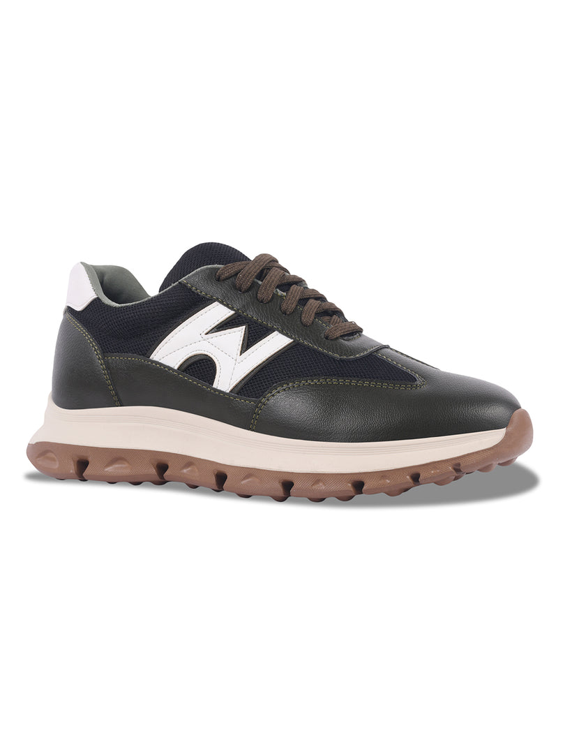 WAVEWALKER KILLER-1 Men Faux Leather Blue Casual Lace-Ups Shoes