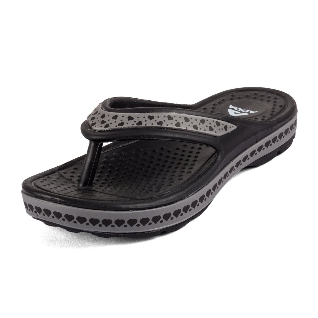 ADDA EVERYTIME Self Design Thong Slipper For Women