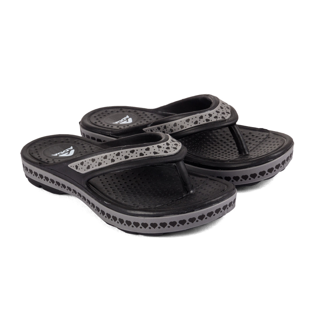 ADDA EVERYTIME Self Design Thong Slipper For Women