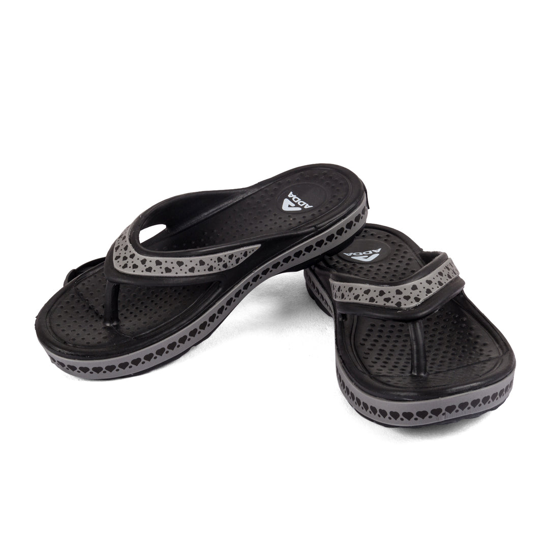 ADDA EVERYTIME Self Design Thong Slipper For Women