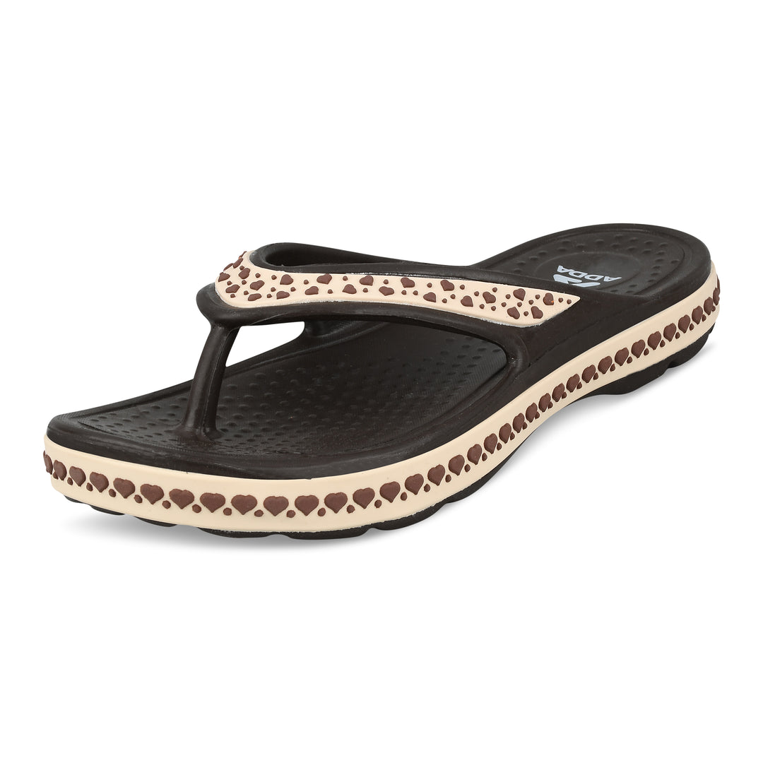 ADDA EVERYTIME Self Design Thong Slipper For Women