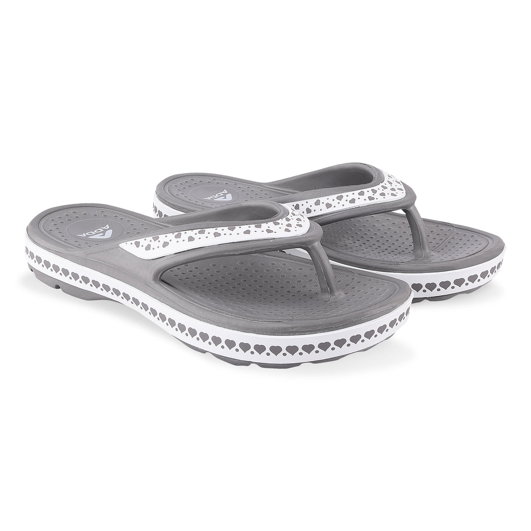 ADDA EVERYTIME Self Design Thong Slipper For Women
