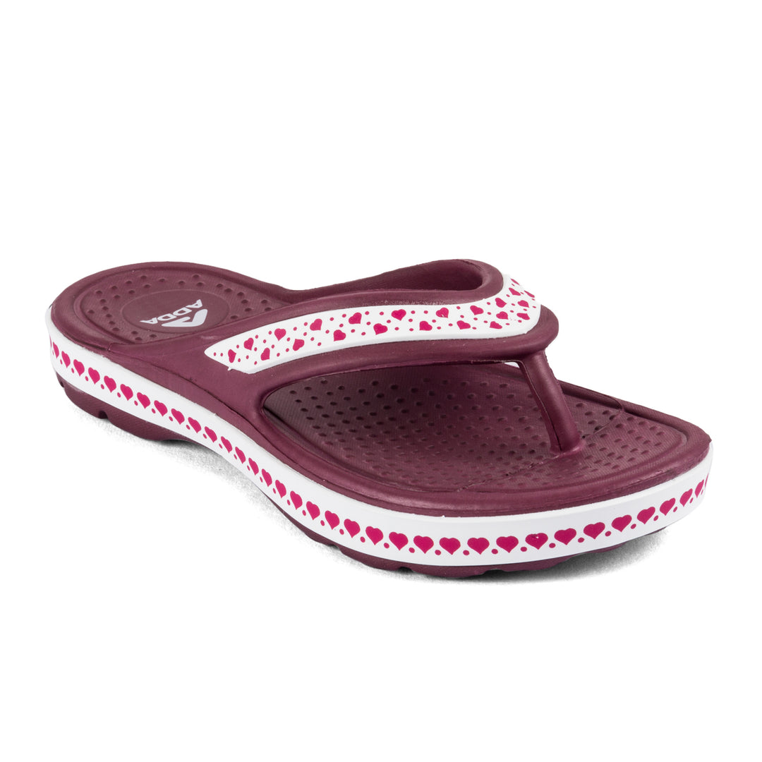 ADDA EVERYTIME Self Design Thong Slipper For Women